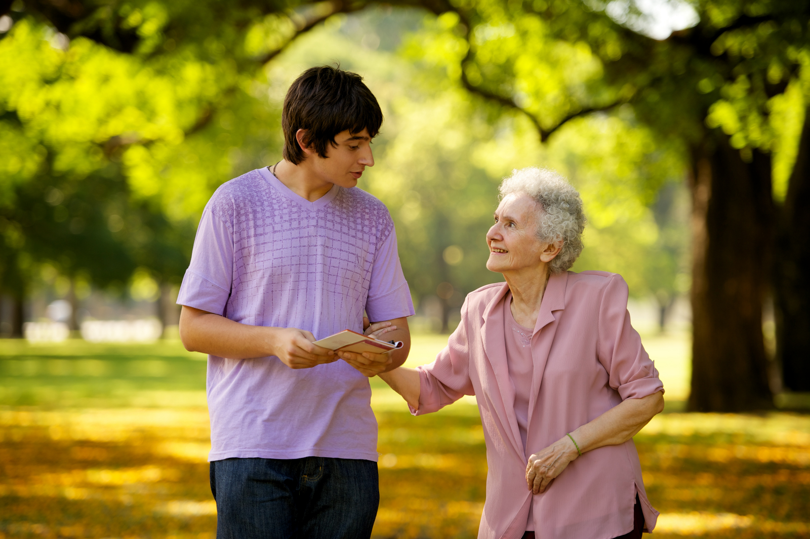 Boy with with mature woman