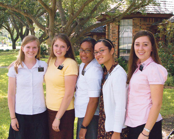 Girls Mormon Missionaries.
