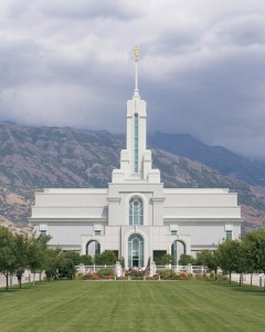 Mormon Temple Mount Timpanogos Utah