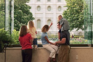 Mormon Temple Family