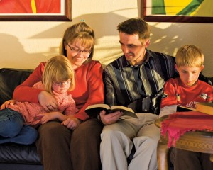Mormon Family Scripture Reading