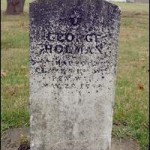 George Holman tombstone Mormon