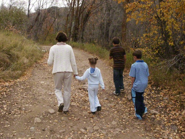Family nature hike