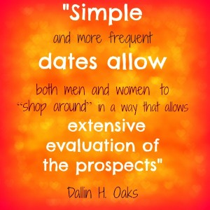 Simple dates are best