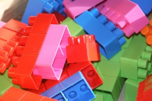 building blocks on floor