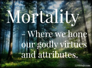 Mortality--where we home our godly virtue and attributes