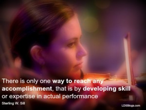 Developing skill takes practice