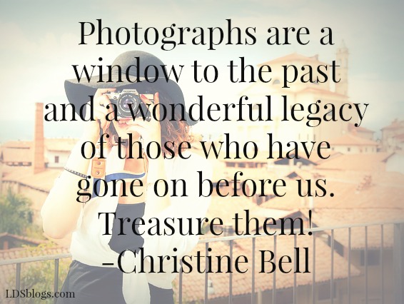 Photographs are windows to the past.