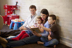 family reading