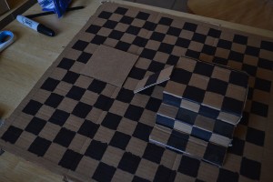 Making your own chess game board