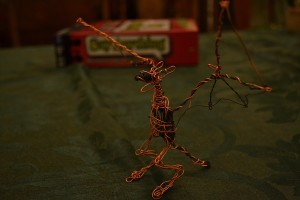 making a wire dragon