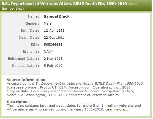 genealogy record