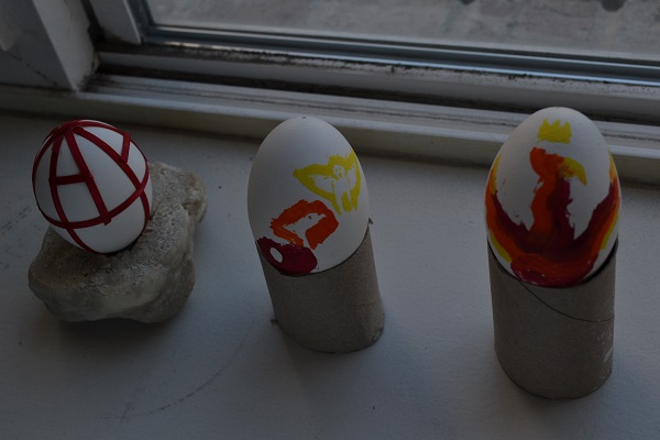 decorated eggs