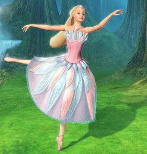 barbie as swan princess