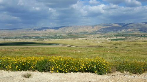 Highway 90 looking into Jordan