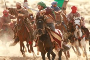David's men ride toward Nabal's lands.