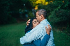 sad anxious man woman couple