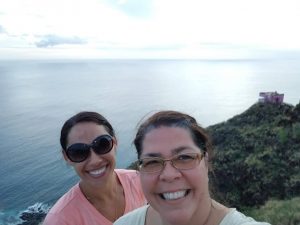 Two women after a climb