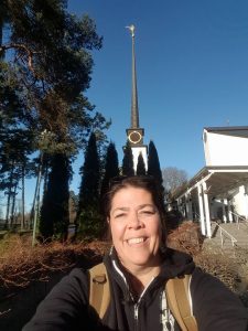 In the warmth of the Son at Stockholm Sweden temple Mormon