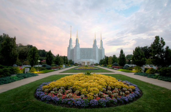 washington dc mormon temple grounds